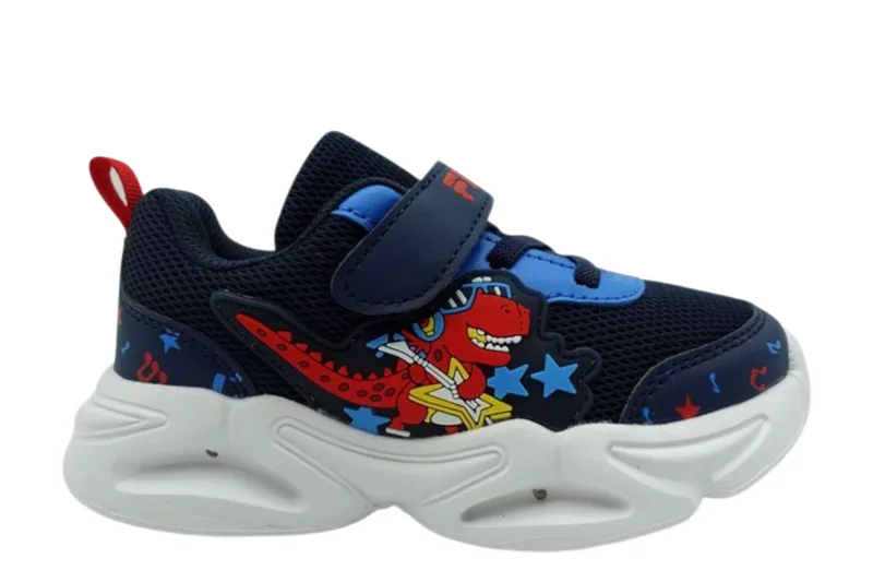 Sneaker Fila Dino Velcro Lights 7BK61008-200 Unisex Παιδικό