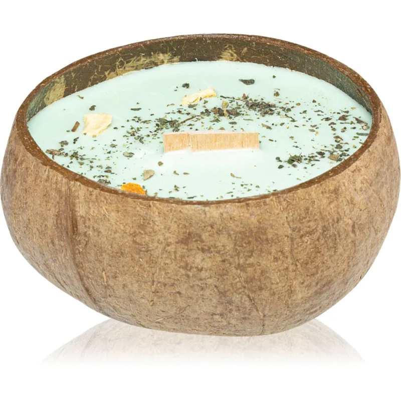Tropicandle Lime, Basil & Mandarin αρωματικό κερί με ξύλινο φιτίλι 350 ml
