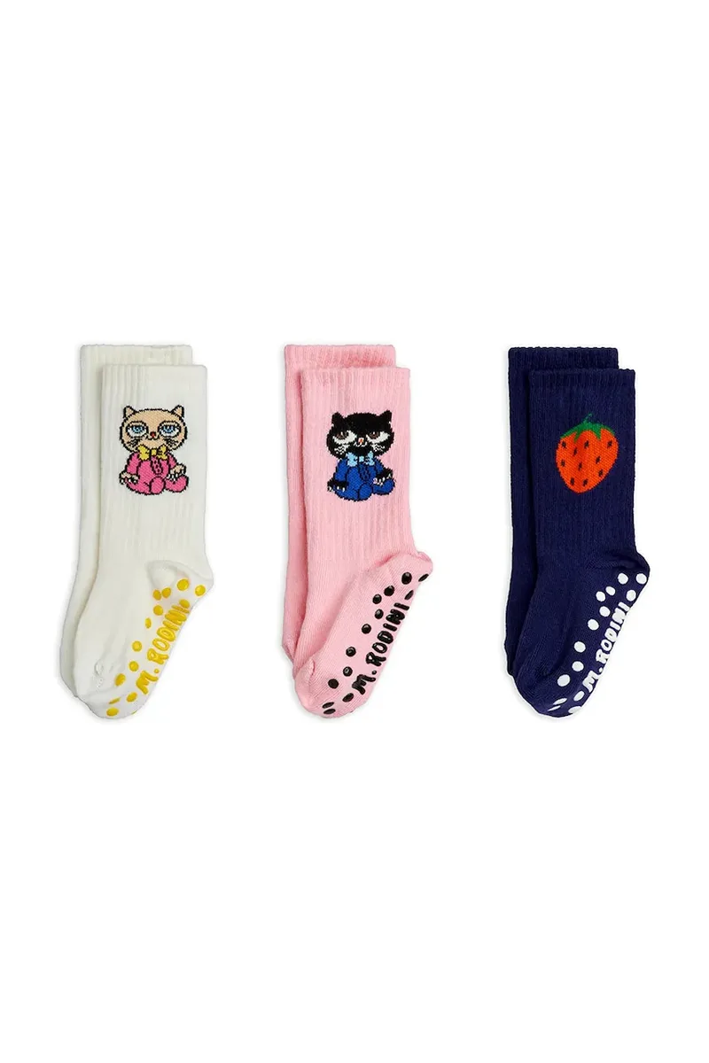 Mini Rodini κάλτσες παιδικές 3-pack