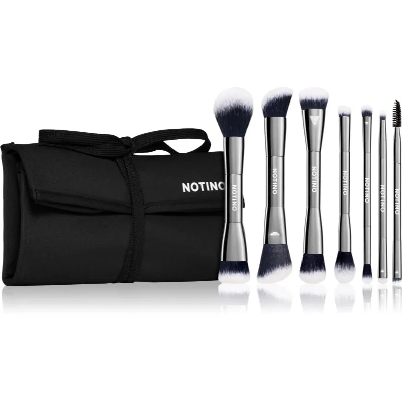 Notino Dual-End Make-Up Brush Set σετ με πινέλα 7 τμχ