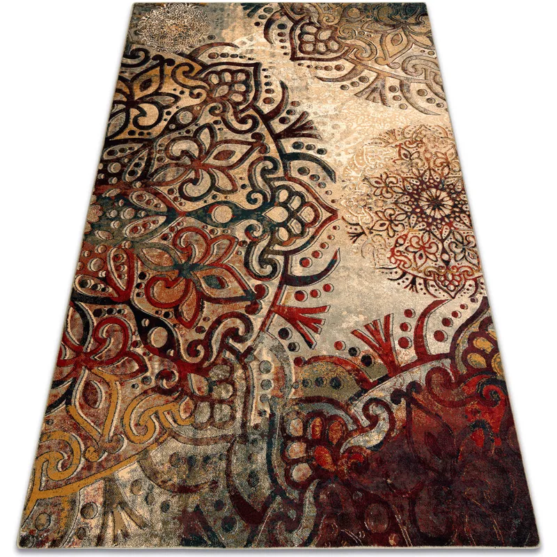 Χαλιά Rugsx Μαλλί χαλί POLONIA Boho ροζέτα κό 200x300 cm