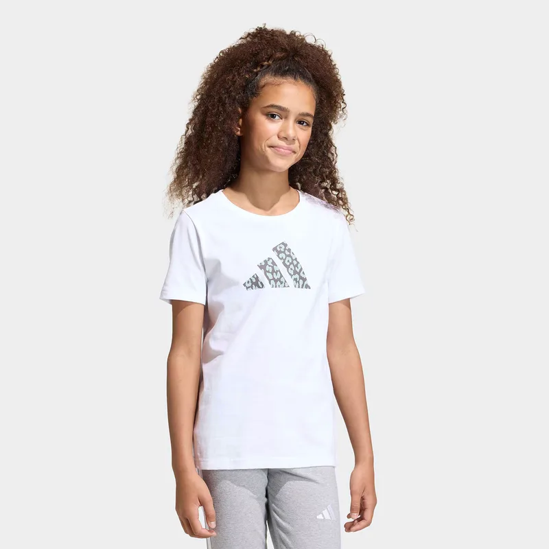 ADIDAS ANIMAL PRINT GRAPHIC T-SHIRT ΑΣΠΡΟ