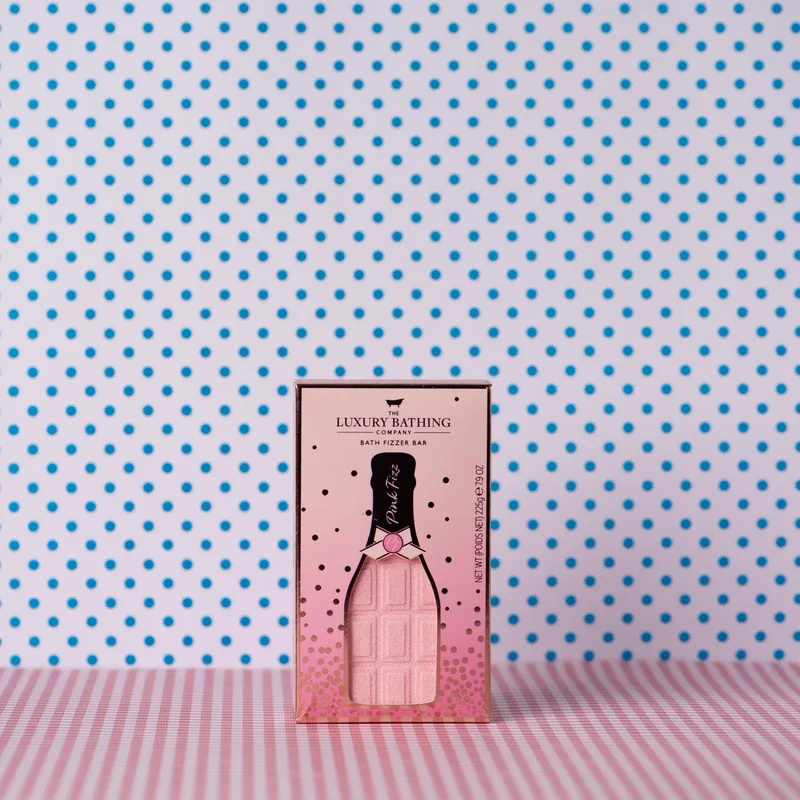 Luxury Bathing Company-Άλατα Μπάνιου με Άρωμα Ροζ Fizz 225gr