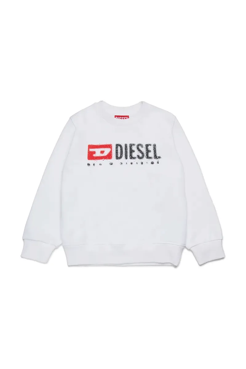Παιδική βαμβακερή μπλούζα Diesel SDROPS OVER SWEAT-SHIRT