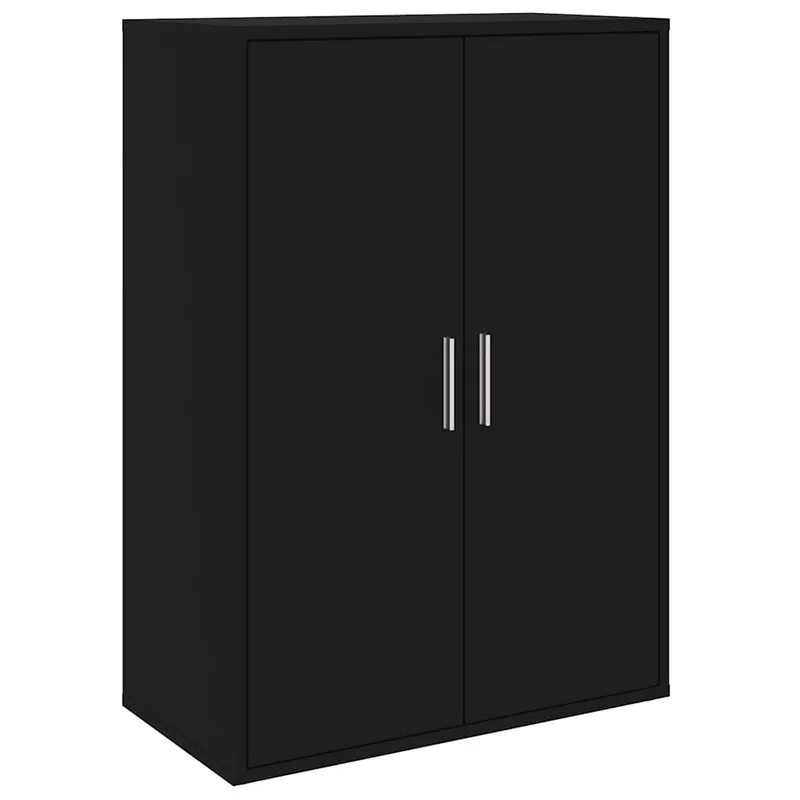 vidaXL Συρταριέρα Μαύρη 60 x 31 x 84 εκ. από Επεξεργασμένο Ξύλο