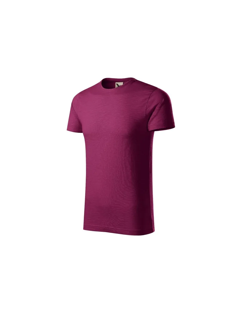 Malfini Ανδρικό Διαφημιστικό T-shirt Κοντομάνικο σε Μωβ Χρώμα MLI-17343