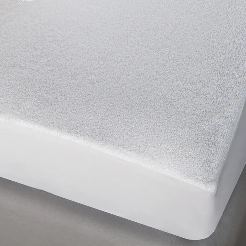 Αδιάβροχο Επίστρωμα Ημίδιπλο 120X200+40Cm Melinen Λευκο (120x200+40cm)