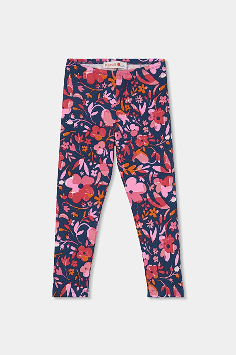 Boboli παιδικό κολάν με floral print - 323019 Πολύχρωμο