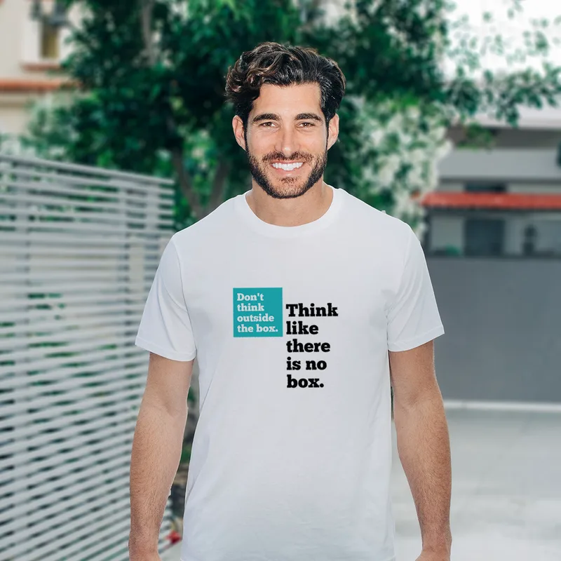 No box - Organic Vegan T-Shirt Unisex - Λευκό - M