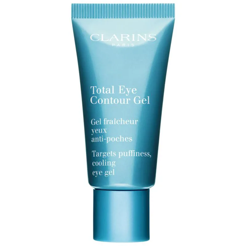 Clarins Total Eye Contour Gel δροσιστική τζελ κρέμα για την αντιμετώπιση των μαύρων κύκλων 20 ml