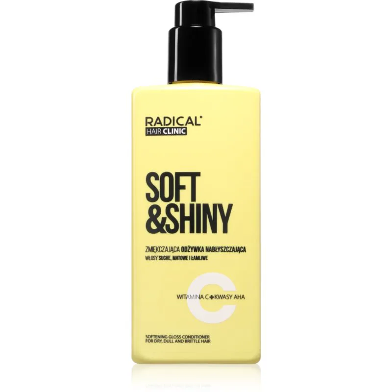Farmona Hair Clinic Softening Gloss Conditioner κοντίσιονερ για ξηρά και εύθραυστα μαλλιά 260 ml