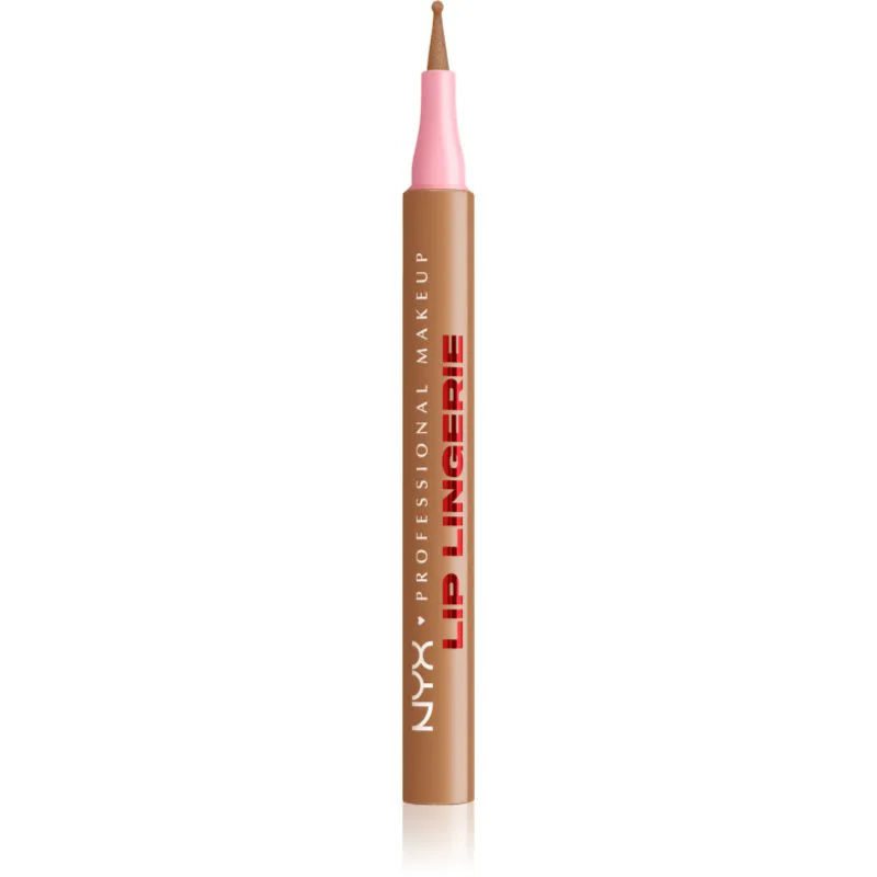 NYX Professional Makeup Lip Lingerie μαρκαδόρος για τα χείλη για μακρόχρονη επίδραση απόχρωση 01 Tease You Later 1 ml