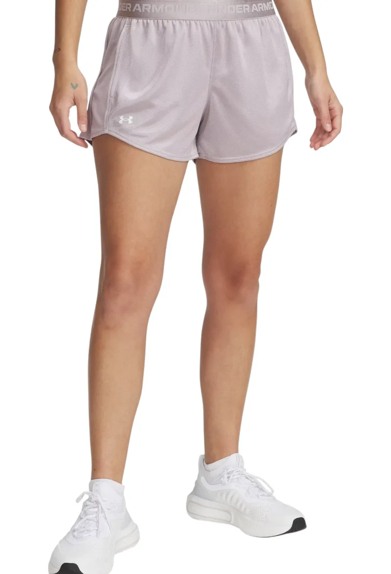 Σορτς Under Armour Tech Play Up Shine Shorts 1389883-009 Γυναικείο