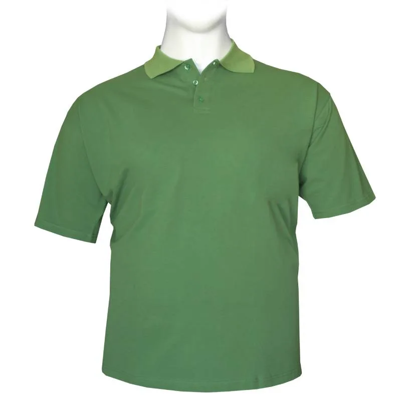 Βαμβακερό πικέ μπλουζάκι "Polo Plain" της Leo Collection - Highland