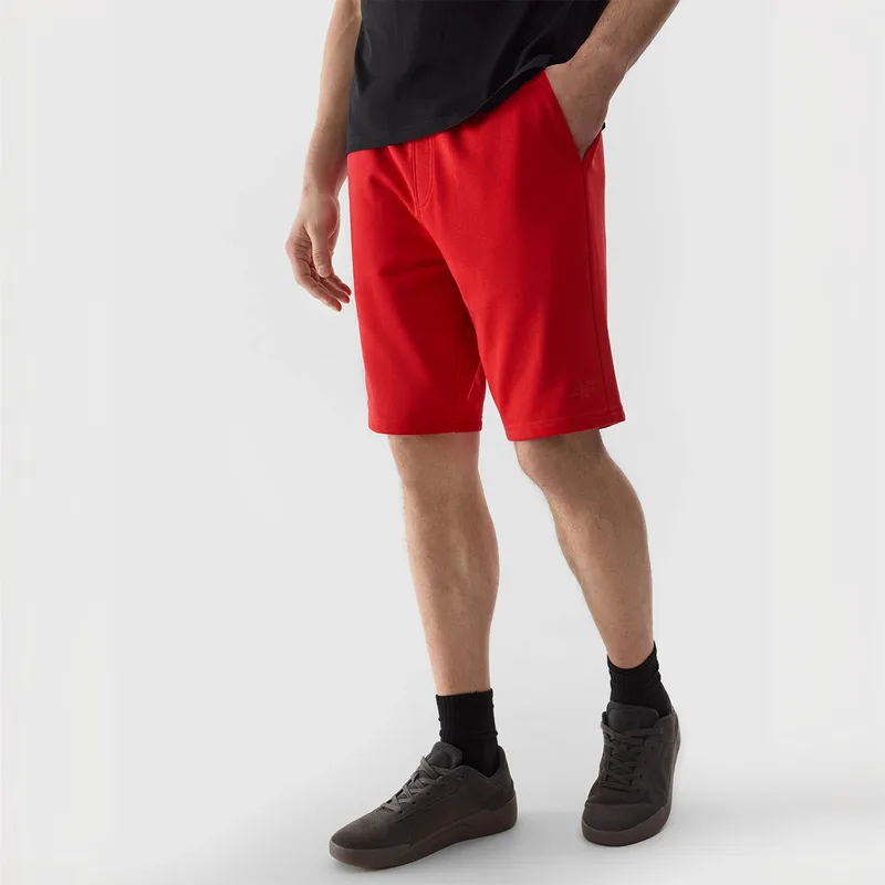 4F MEN'S SWEAT SHORTS ΚΟΚΚΙΝΟ