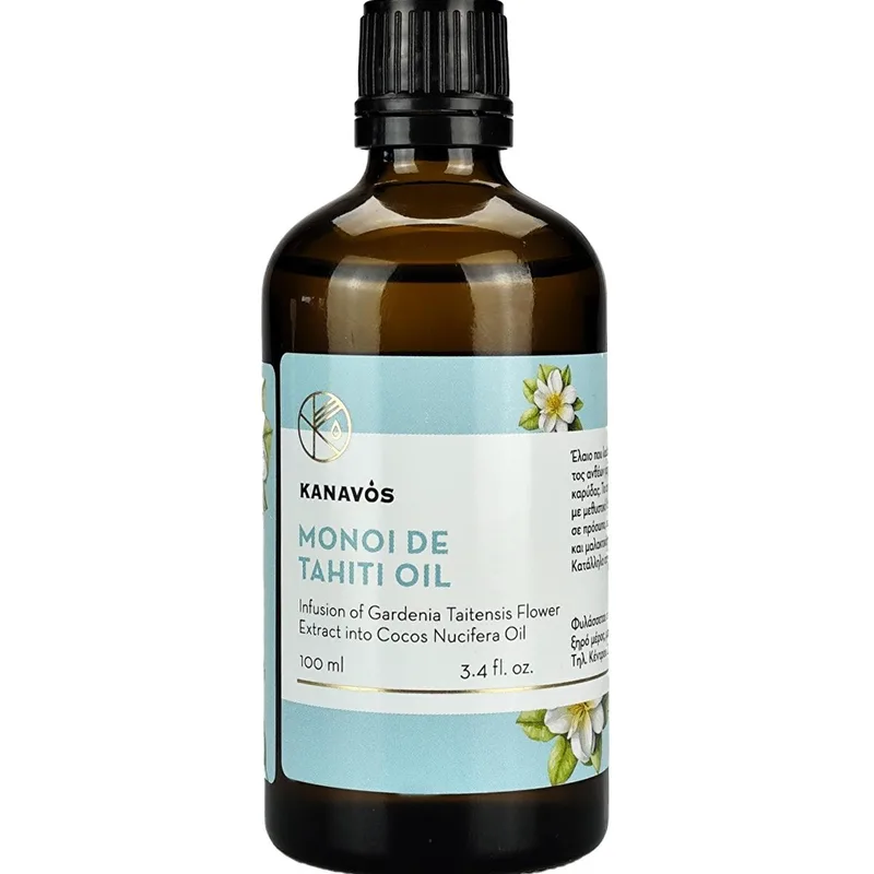 Kanavos Monoi De Tahiti Oil Έλαιο Μονόι για Πρόσωπο, Σώμα & Μαλλιά 100ml