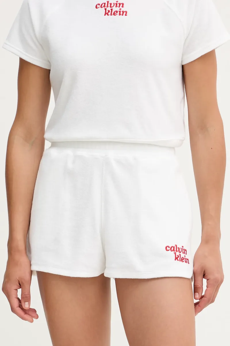 Calvin Klein Jeans σορτς επίσημα γυναικεία με βαμβάκι