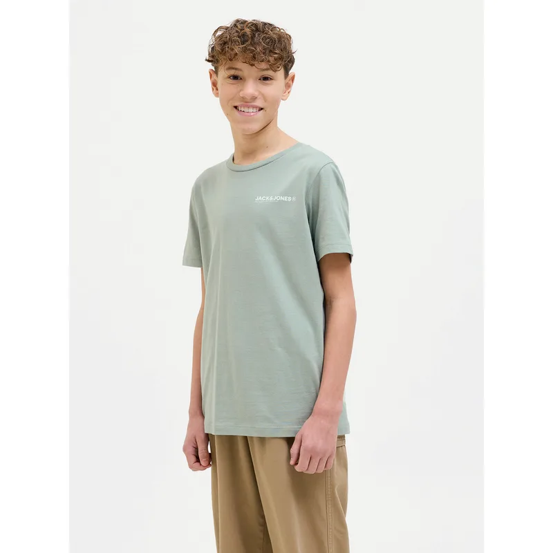 Jack & Jones Junior T-Shirt Hawaii 12269831 Πράσινο Regular Fit