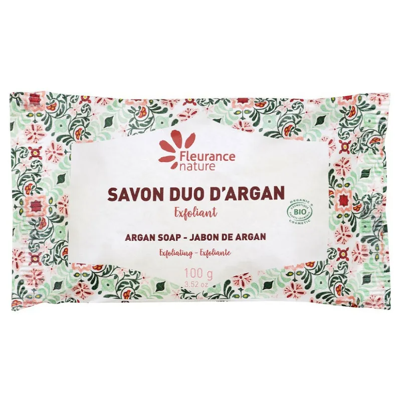 Fleurance Nature Organic Argan Duo Exfoliating Soap 100g