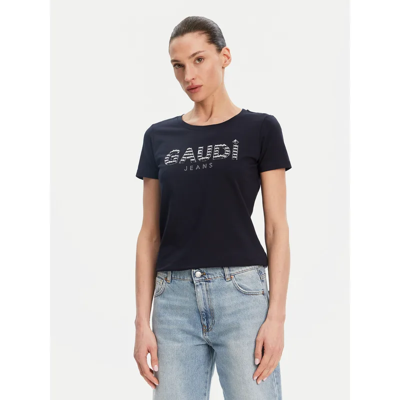 Gaudi T-Shirt 511BD64021 Σκούρο μπλε Regular Fit