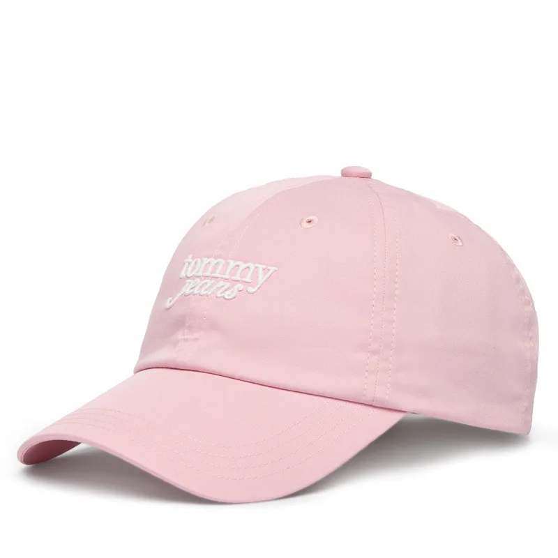 Καπέλο Jockey Tommy Jeans Scri AW0AW18358 Ροζ