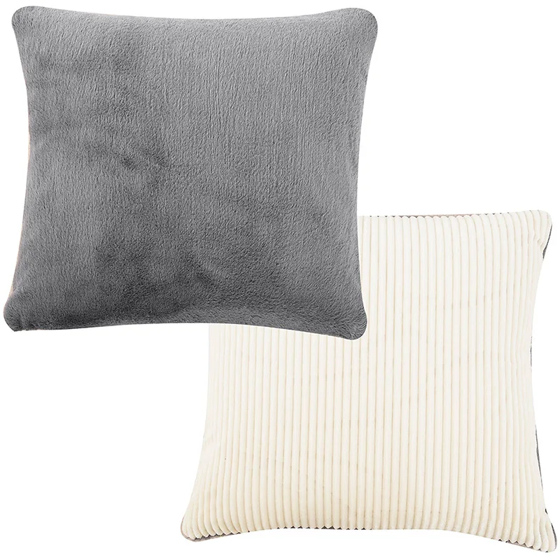 Διακοσμητική Μαξιλαροθήκη 50x50 Beauty Home 8401 Grey 50x50