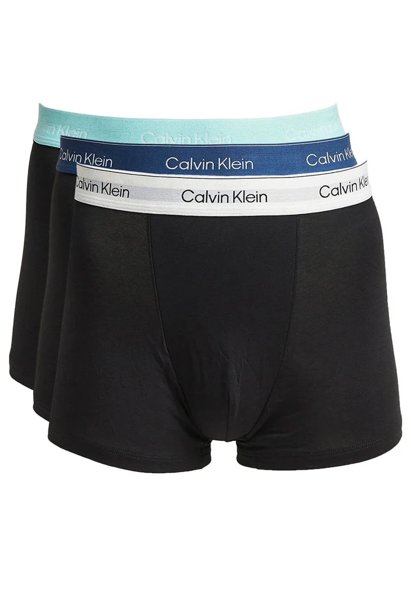 Calvin Klein ανδρικά μποξεράκια Icon Cotton Stretch-Relaxed Fit Trunks (Συσκ. 3 τεμαχίων)-LV00NB4286-3VN