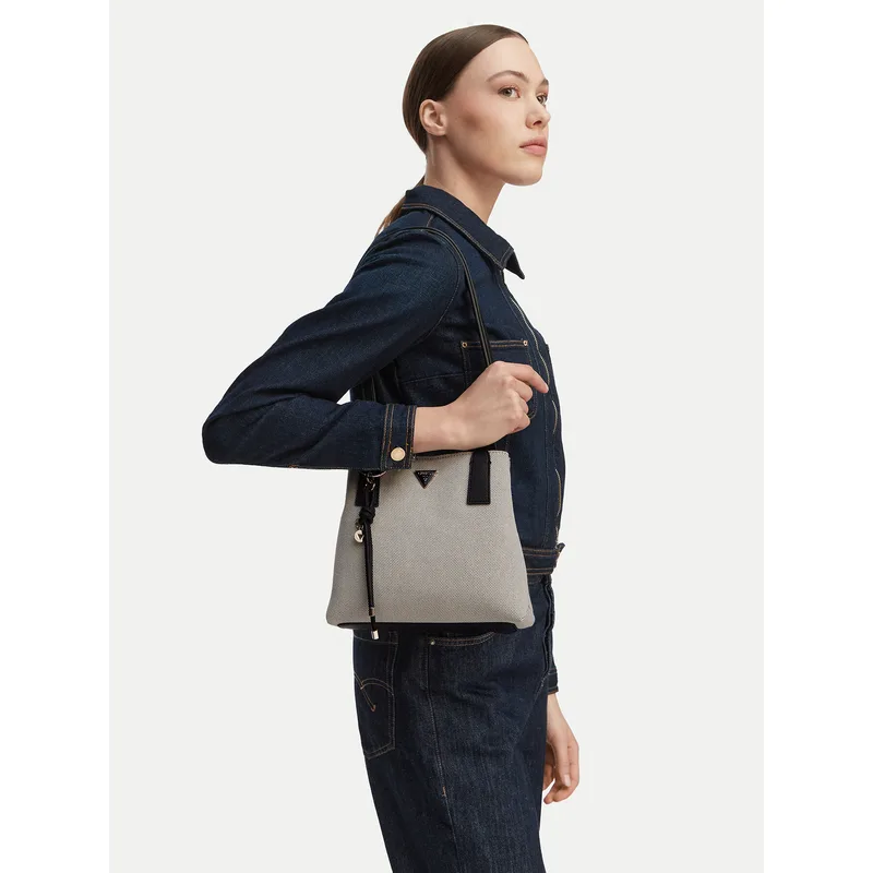 Τσάντα Guess Alice HWWG99 26220 Κρεμ