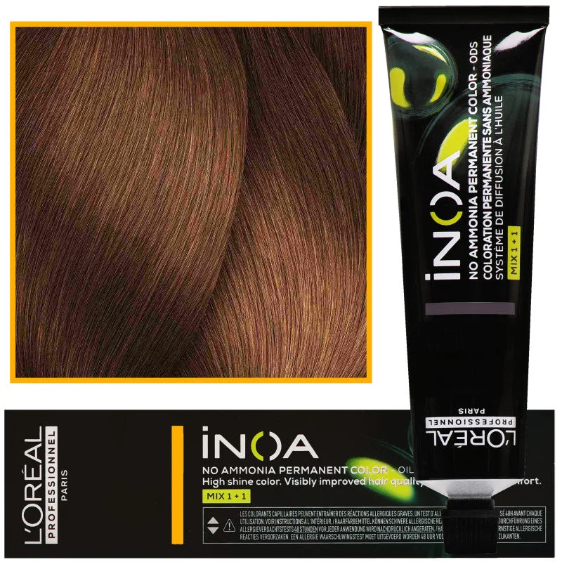 Hair dye L'Oréal Inoa 60 ml 7.35 Golden Mahogany Blonde
