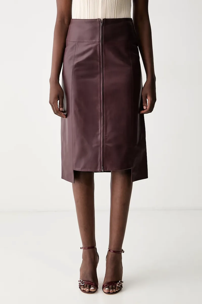 Victoria Beckham φούστα δερμάτινη