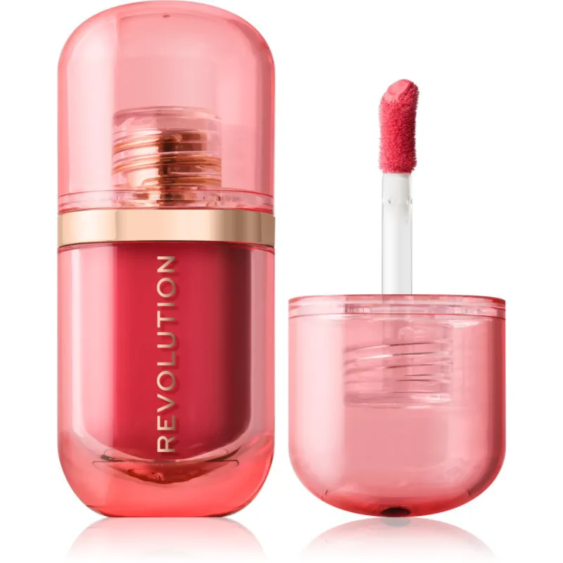 Revolution Superdewy Blush Burst υγρό ρουζ απόχρωση Watermelon Pop Coral 4.2 ml