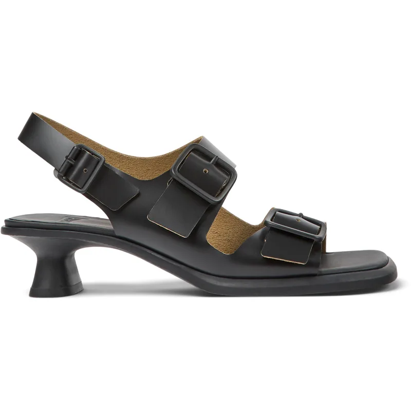 CAMPER Dina - Πέδιλα Για Γυναικεία - Μαύρο, Μέγεθος 40, Smooth leather