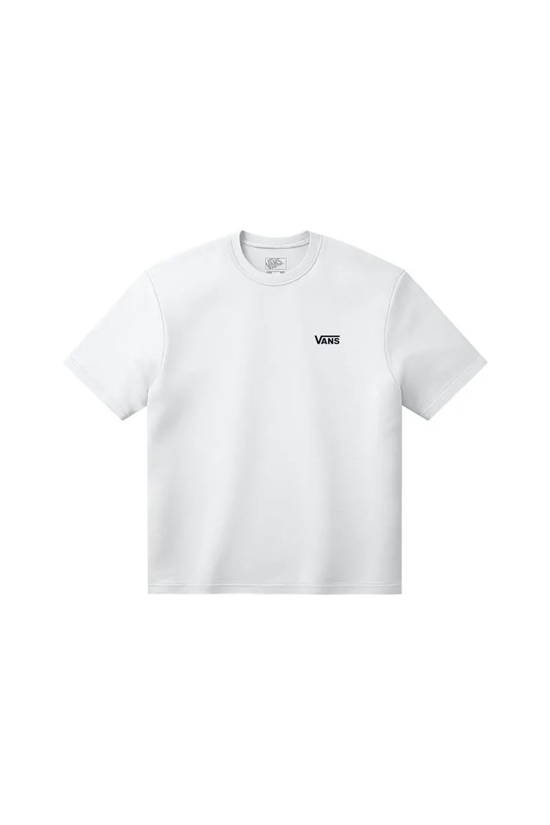 Vans ανδρικό T-shirt Regular Fit "Left Chest SS" - VN000R9XWHT1 Λευκό