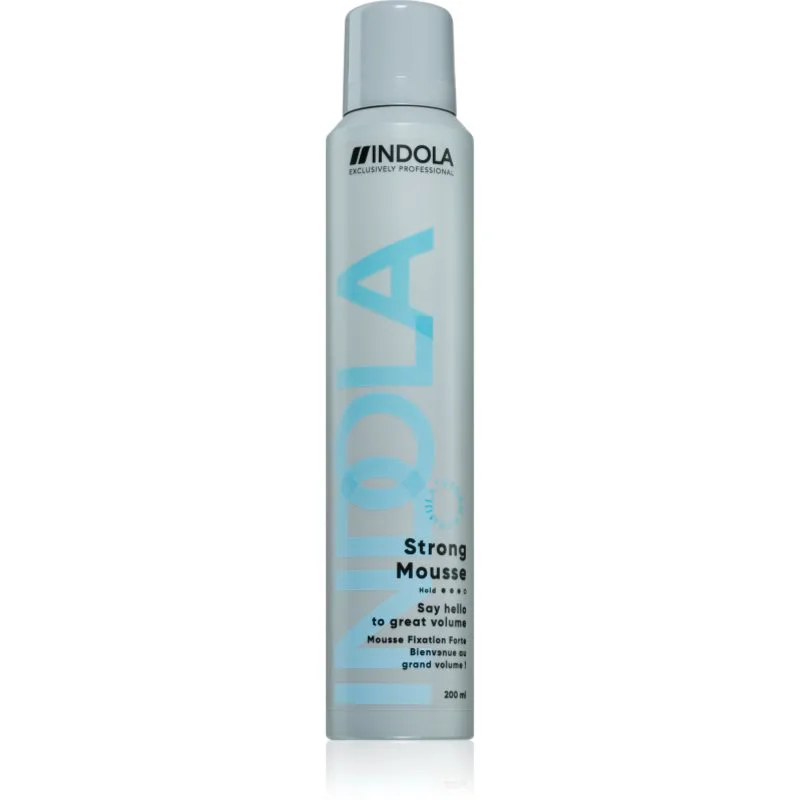 Indola Strong Mousse αναδιαμορφωτικός αφρός με εξτρα δυνατό κράτημα 200 ml