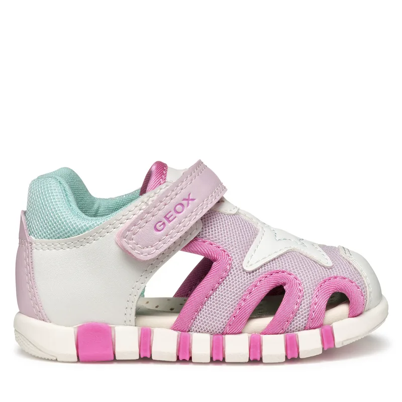Σανδάλια Geox B Sandal Iupidoo B5517C 0BC14 C0563 Λευκό