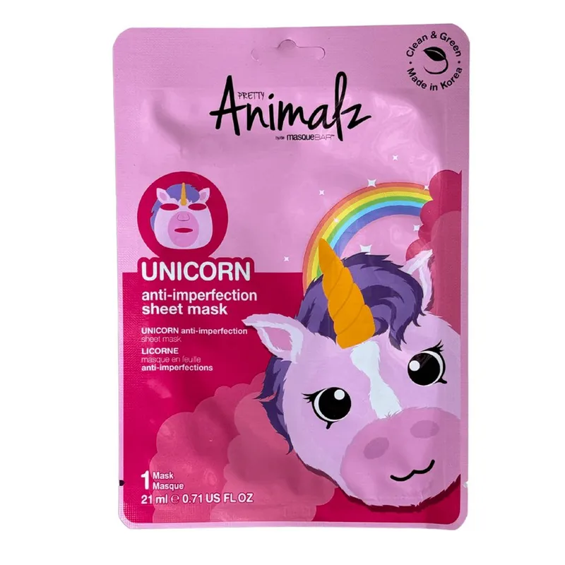 Pretty Animalz Unicorn Anti-Imperfection Sheet Mask 21ml