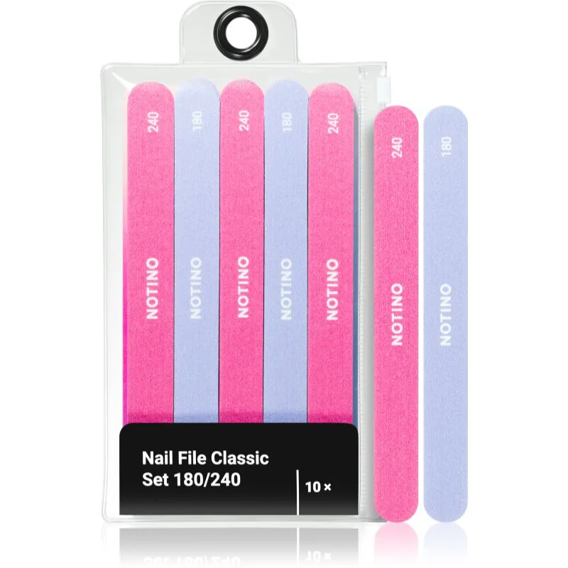 Notino Nail File Classic Set 180/240 σετ με λίμες