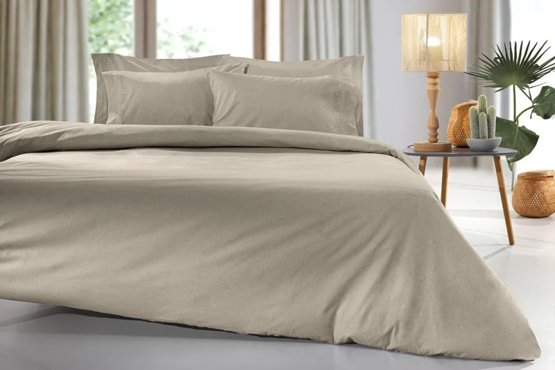 Παπλωματοθήκη Μονή Guy Laroche Color Plus Taupe 165x225