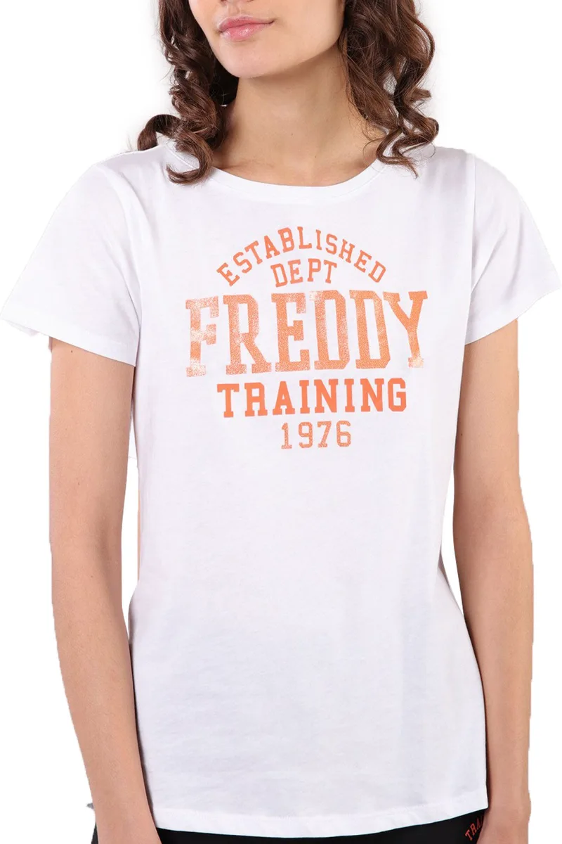 Μπλούζα Κοντομάνικη Freddy S9WCYLT1 Short Sleeve T-Shirt T-SHIRT S9WCYLT1-W- Γυναικείο