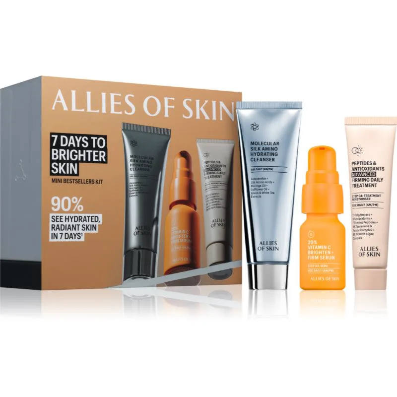 Allies of Skin 7 Days to Brighter Skin Kit σετ ταξιδιού για λαμπρή επιδερμίδα