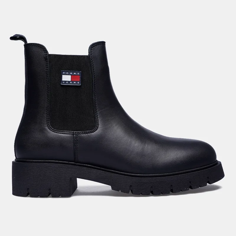 Tommy Jeans Chelsea Leather Γυναικεία Μποτάκια (9000250432_1469)