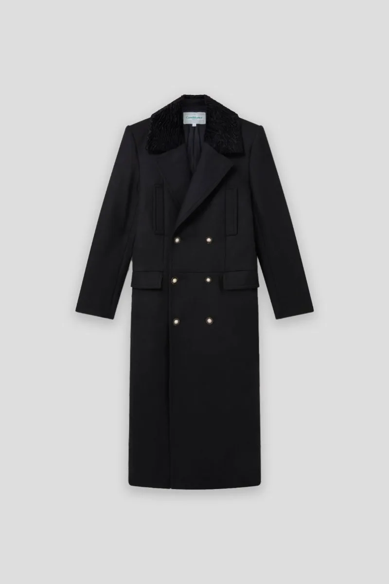 CASABLANCA Ανδρικό Μαύρο Double Breasted Coat