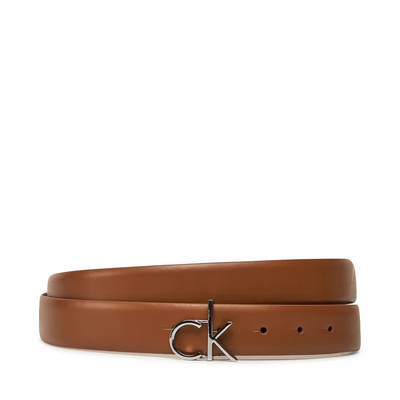 Ζώνη Γυναικεία Calvin Klein Ck Buckle Belt 3.0_Smooth K60K613156 Καφέ