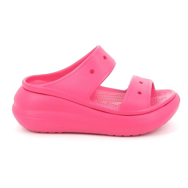 Γυναικείο Mule Crocs Crush Sandal Ανατομικό Χρώματος Φούξια 207670-6ZQ