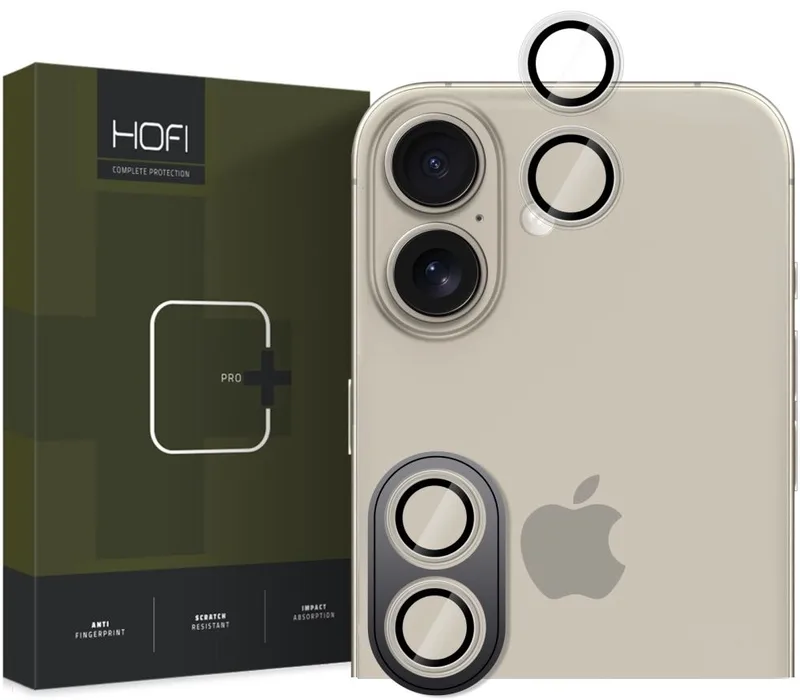 Αντιχαρακτικό Γυαλί Προστασίας Apple iPhone 17 / 16 / 16 Plus - Hofi Camring Pro+ για Φακό Κάμερας - Clear (5906302311026)