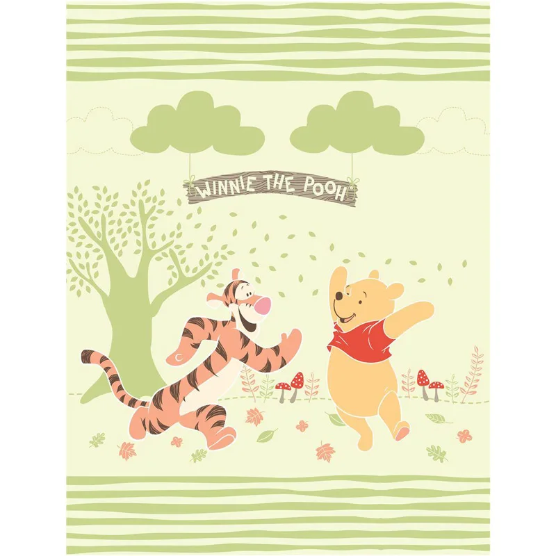 Κουβέρτα Βελουτέ Κούνιας 110x140 Dimcol Winnie 02 Green