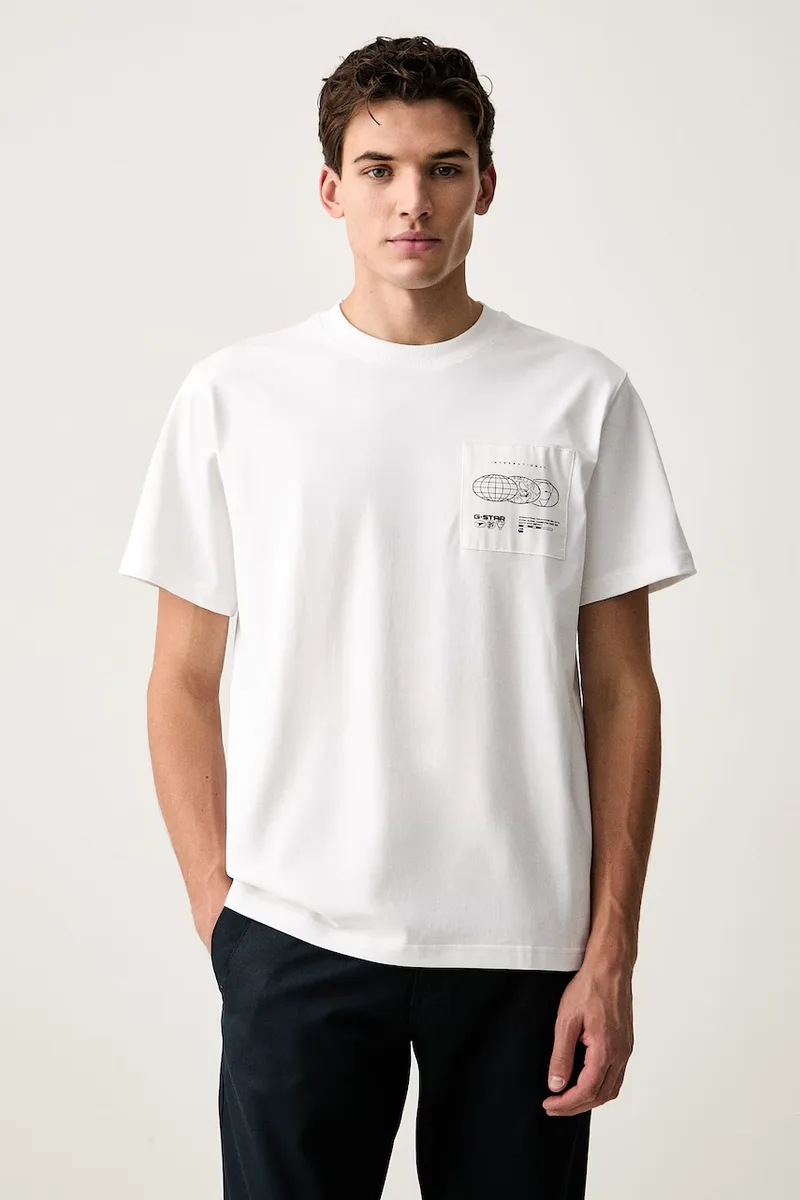 G-Star t-shirt ανδρικό βαμβακερό Applique gr