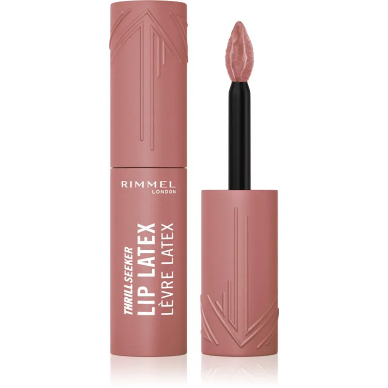 Rimmel Thrill Seeker Lip Latex υγρό κραγιόν απόχρωση 550 Cappuccino 6 ml