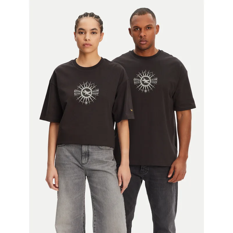 Puma T-Shirt Unisex Harry Potter 630092 Μαύρο Oversize