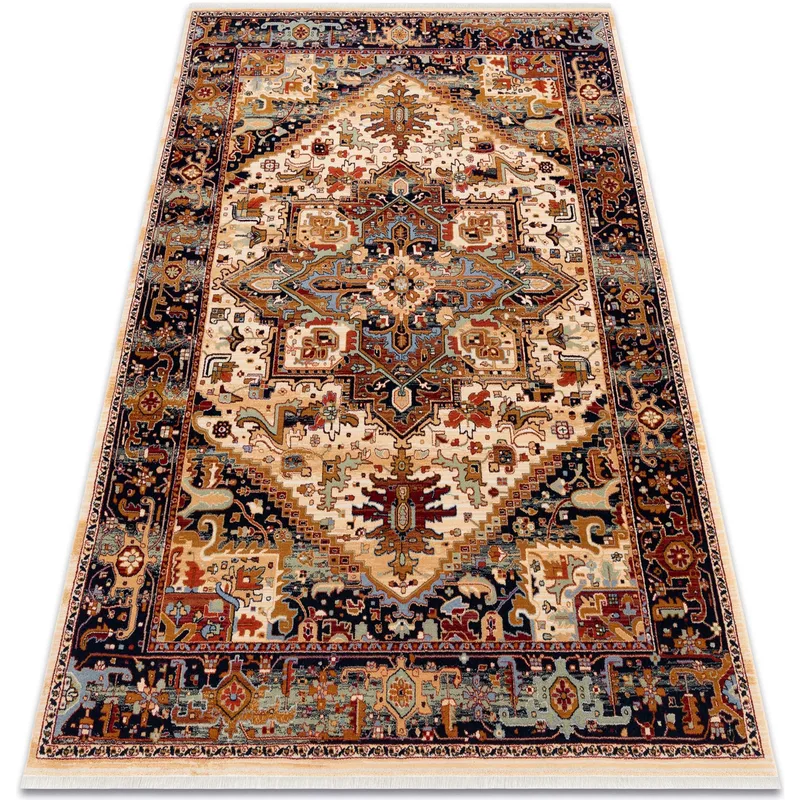 Χαλιά Rugsx Χαλί Μαλλί KESHAN περιθώρια, ΣϠ160x230 cm